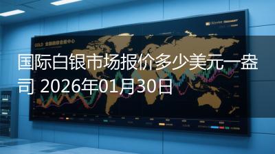 国际白银市场报价多少美元一盎司 2026年01月30日