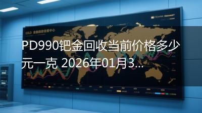PD990钯金回收当前价格多少元一克 2026年01月30日