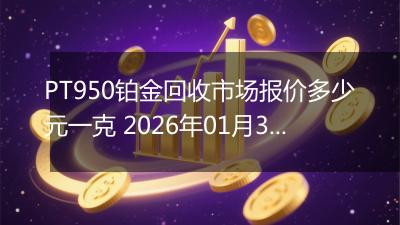 PT950铂金回收市场报价多少元一克 2026年01月30日