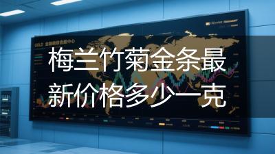 梅兰竹菊金条最新价格多少一克