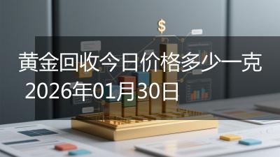 黄金回收今日价格多少一克 2026年01月30日