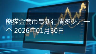 熊猫金套币最新行情多少元一个 2026年01月30日