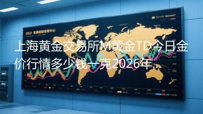 上海黄金交易所M黄金(T+D)今日金价行情多少钱一克(2026年04月17日)